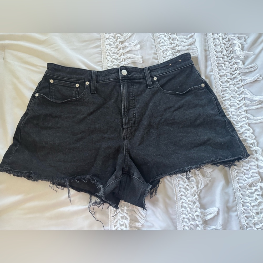 Madewell Charcoal Perfect Jean Short